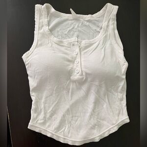White tank/crop top